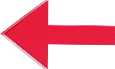 Ok 3d simgesi izole edildi.