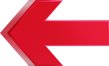 Ok 3d simgesi izole edildi.