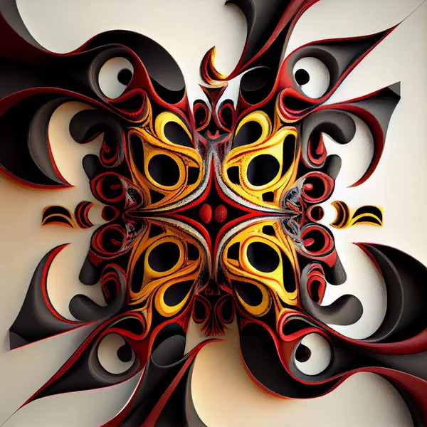 fractal artwork in a digital pattern. computer generated graphics.