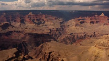 Büyük Kanyon Hızlı Gök Gürültülü Bulutlar Kuzey Rim Telephoto Zaman aşımına uğrayan Arizona ABD