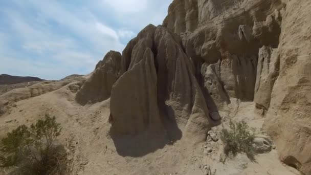 モハベ砂漠のレッドロックキャニオンスロットキャニオン カリフォルニア州 アメリカ合衆国 — ストック動画