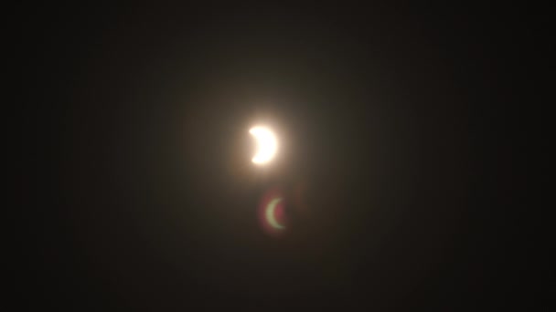 Eclipse Solar 2023 Astronomia Tirar Fôlego Eventos Astrofotografia — Vídeo de Stock