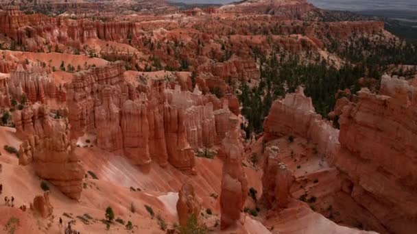 Bryce Canyon Time Lapse Navajo Loop Trail Thor Hammer Tilt — Stock video