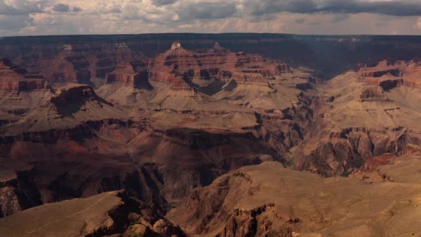 Grand Canyon Südrand Gewitterwolken Pine Tree Zeitraffer Pan Arizona Usa — Stockvideo