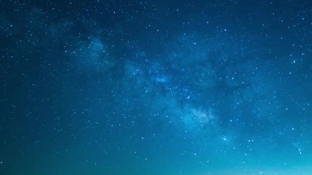 Chuveiro Meteoro Bootídeo Junho Láctea Galaxy South Sky Canyon Blue — Vídeo de Stock
