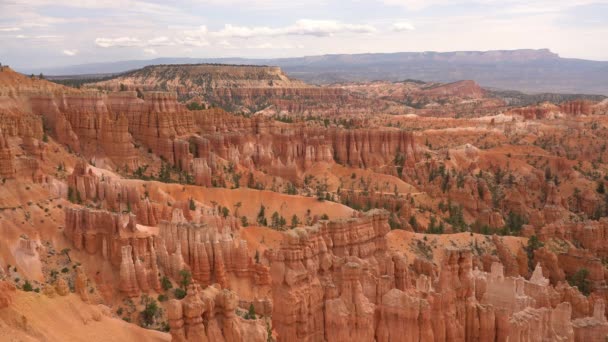 Bryce Canyon National Park Time Lapse Amphitheater Hoodoos Rock Formation — Stockvideo