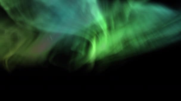Ουράνια Φώτα Aurora Animation Loop — Αρχείο Βίντεο