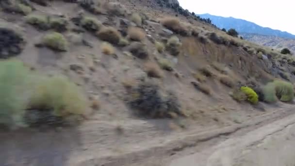 Sierra Nevada Mts Horseshoe Meadow Road Ascend Multicam Three Quarter — стоковое видео