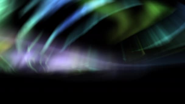 Expoziția Cerească Aurora Luminilor Nordice — Videoclip de stoc