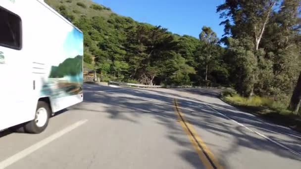 Big Sur Pacific Coast Highway Northbound Mcway Falls Pfeiffer Beach — Video