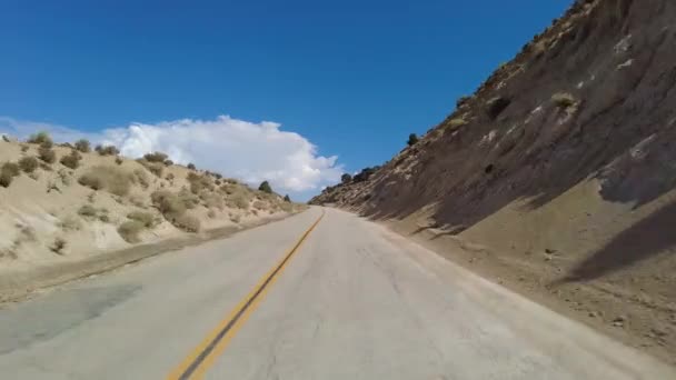 Sierra Nevada Nal Dağı Nalı Yolu Yükselişi Multicam Görünümü Kaliforniya — Stok video