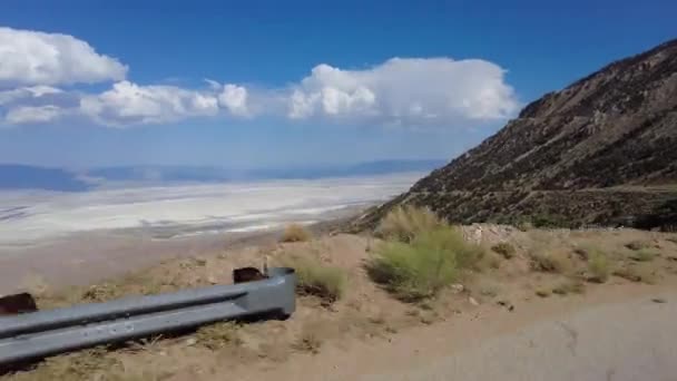 Sierra Nevada Mts Horseshoe Meadow Road Ascend Multicam Three Quarter — Stock Video