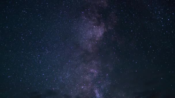Delta Akvarier Meteor Dusch Och Vintergatan Galaxy 50Mm Sydvästra Himlen — Stockvideo