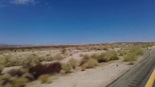 Scenic Byway Northbound Red Rock Canyon Ridgecrest Sierra Nevada Mts — Vídeo de stock