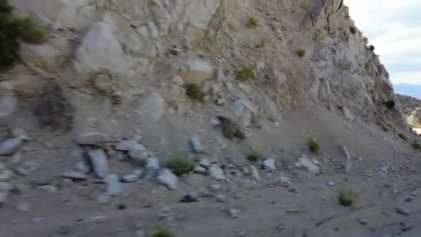 Sierra Nevada Mts Horseshoe Meadow Road Ascend Multicam Kolme Neljännestä — kuvapankkivideo