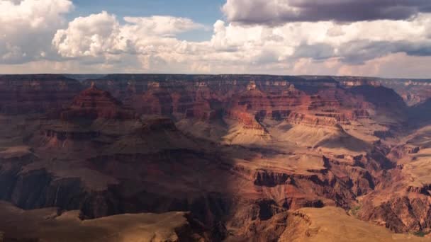 Grand Canyon View South Rim Village Time Lapse Tilt Arizona — Stock video