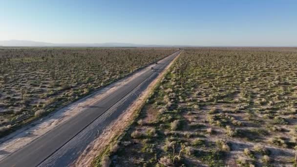 Highway Mojave Desert Palmdale Elevate California Usa — Stock video