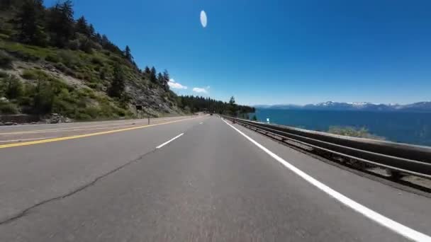 Lake Tahoe Scenic Byway Glenbrook Zephyr Cove Vue Face Plaques — Video