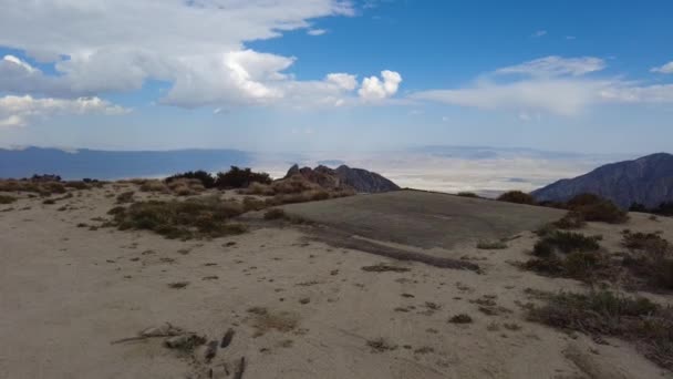 Sierra Nevada Mts Horseshoe Meadow Road Descend Multicam Front View — Wideo stockowe