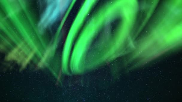 Aurora Andrómeda Vía Láctea Galaxia Time Lapse Sueños Galácticos — Vídeos de Stock