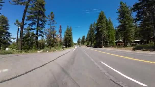 Lake Tahoe Scenic Byway Glenbrook Zephyr Poukamaan Takanäkymä West Nevadan — kuvapankkivideo