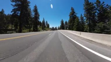 Tahoe Gölü Sahnesi Glenbrook 'tan Zephyr Koyu 07 Önden Sürücü Plakası 50 Batı Nevada