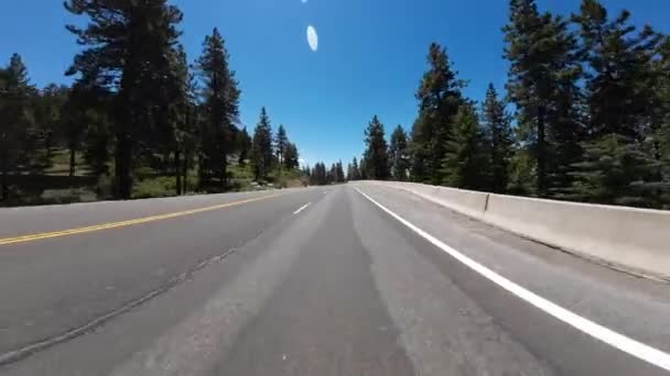 Lake Tahoe Scenic Byway Glenbrook Zephyr Poukamaan Front View West — kuvapankkivideo