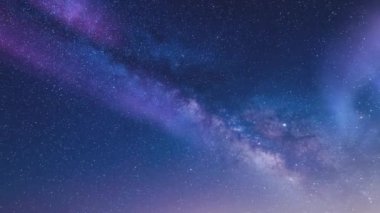 Aurora Akvaryumları Meteor Sağanağı Samanyolu Galaksisi Güney Gökyüzü Hızı Geniş Çekim 01