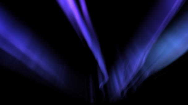 Hehkuva Aurora Animaatio Violetti Sininen Silmukka — kuvapankkivideo