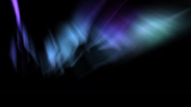 Parlayan Aurora Mor Mavi Döngü