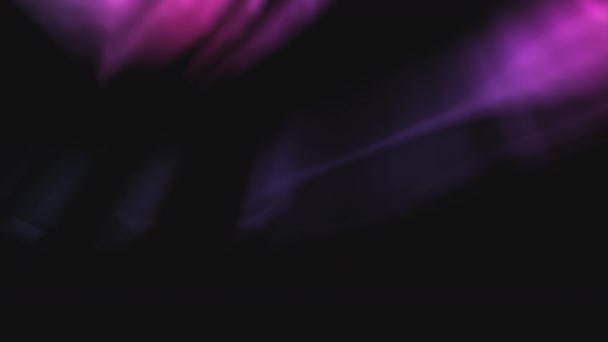 Aurora Northern Lights Purple Animation Loop — Vídeo de stock