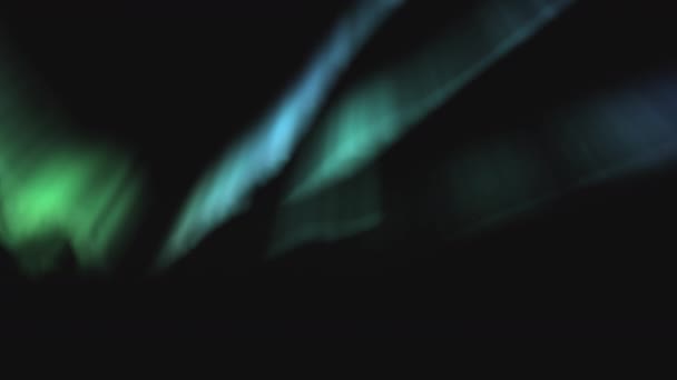 Aurora Northern Lights Green Animation Loop — Αρχείο Βίντεο