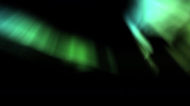 Aurora Realistinen Animaatio Tausta Green — kuvapankkivideo