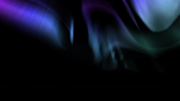 奥罗拉紫蓝绿圈 — 图库视频影像