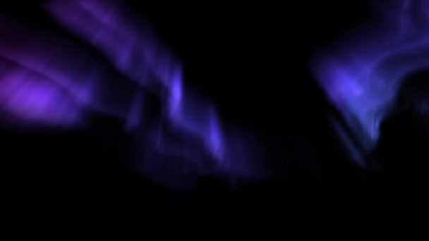 Aurora Northern Lights Boucle Violette — Video
