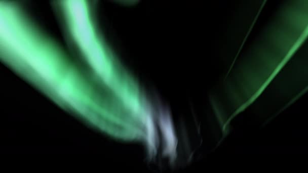 Hehkuva Aurora Borealis Loop Green — kuvapankkivideo