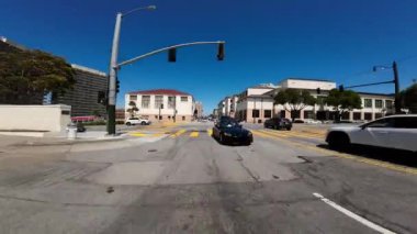 San Francisco Fort Mason Körfezi St Westbound 03 Arka Manzara Van Ness Bulvarı California plakalı