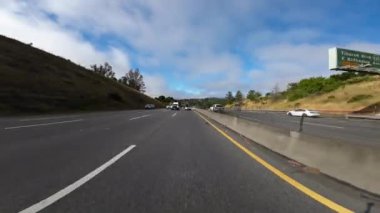 San Francisco Körfez Bölgesi Çilek Yolu 101 Kuzey 03 Arka Görüş Marin County California 'nın Sürücü Plakaları