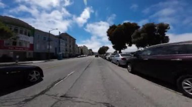 San Francisco Fort Mason Körfezi St Westbound 05 Front View Octave St sürücü plakası Kaliforniya