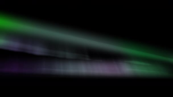 Аврора Зелений Фіолетовий Петлі Фон — стокове відео