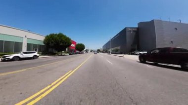 Los Angeles La Brea Caddesi, Kuzey 07 Front View, 6. St Driving Plate California, ABD Ultra Geniş