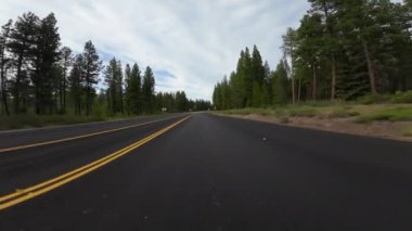 Volkanik miras sahnesi Odessa 01 Front View 140 Doğu yönünde Oregon ABD