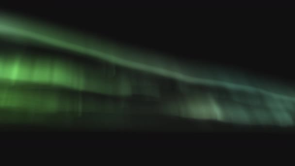 Aurora Animacja Tło Pętli Zielony — Wideo stockowe
