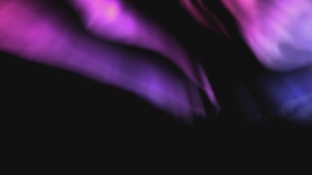 极光北极光紫色动画圈05 — 图库视频影像