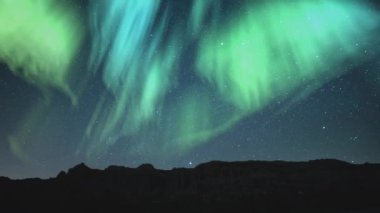 Aurora Güneş Fırtınası Samanyolu Galaksisi Zaman Süratli Bahar Yıldızları Çölde