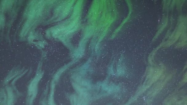 极光太阳风暴仙女座星系24毫米西北珀西德流星雨 — 图库视频影像