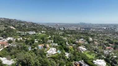 Beverly Hills 'ten Los Angeles. Kaliforniya' dan New Angle Back 'ten Cityscape.