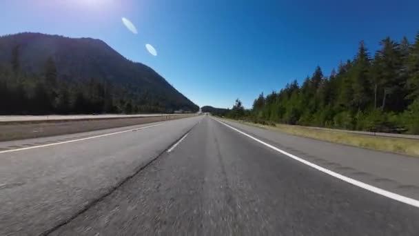 Volcanic Legacy Scenic Byway Shasta North Weed Shasta Front View Stock Footage