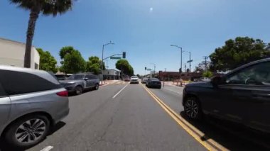 Los Angeles Robertson Bulvarı Kuzey Arkası Görünümü 06 Charleville Bulvarı Sürücü Plakası Kaliforniya