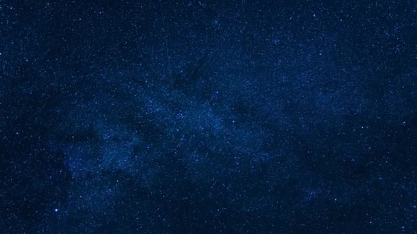Astrophotography Milky Way Galaxy Sunrise Trona Pinnacles 85Mm Top View — Vídeos de Stock